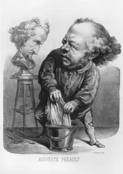 Auguste Preault (1809-79), caricatura de 